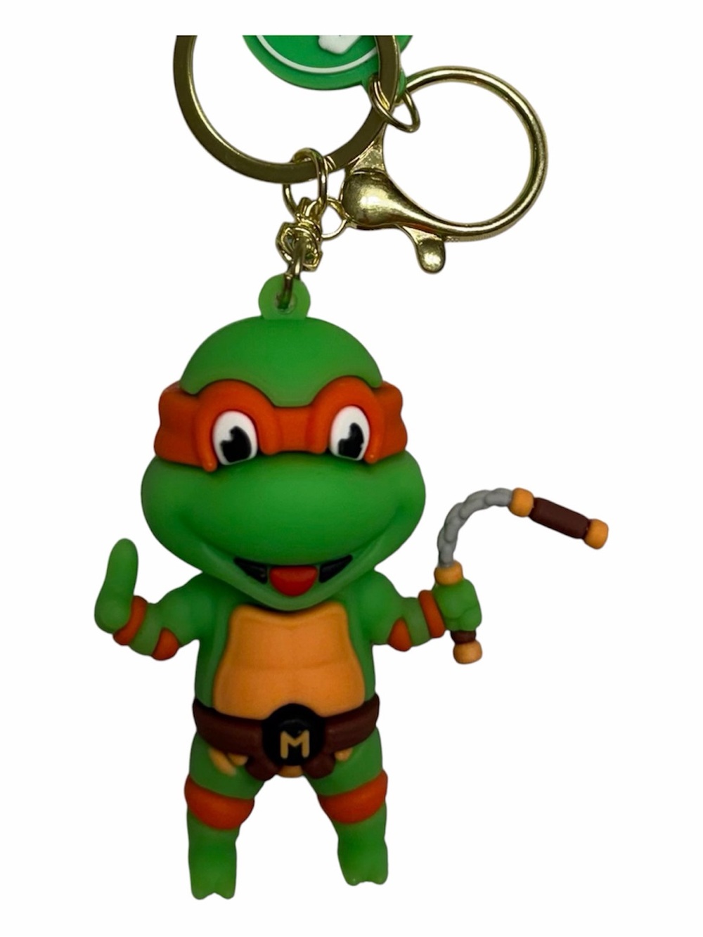 Michelangelo Ninja Turtle Keychain/ wristlet